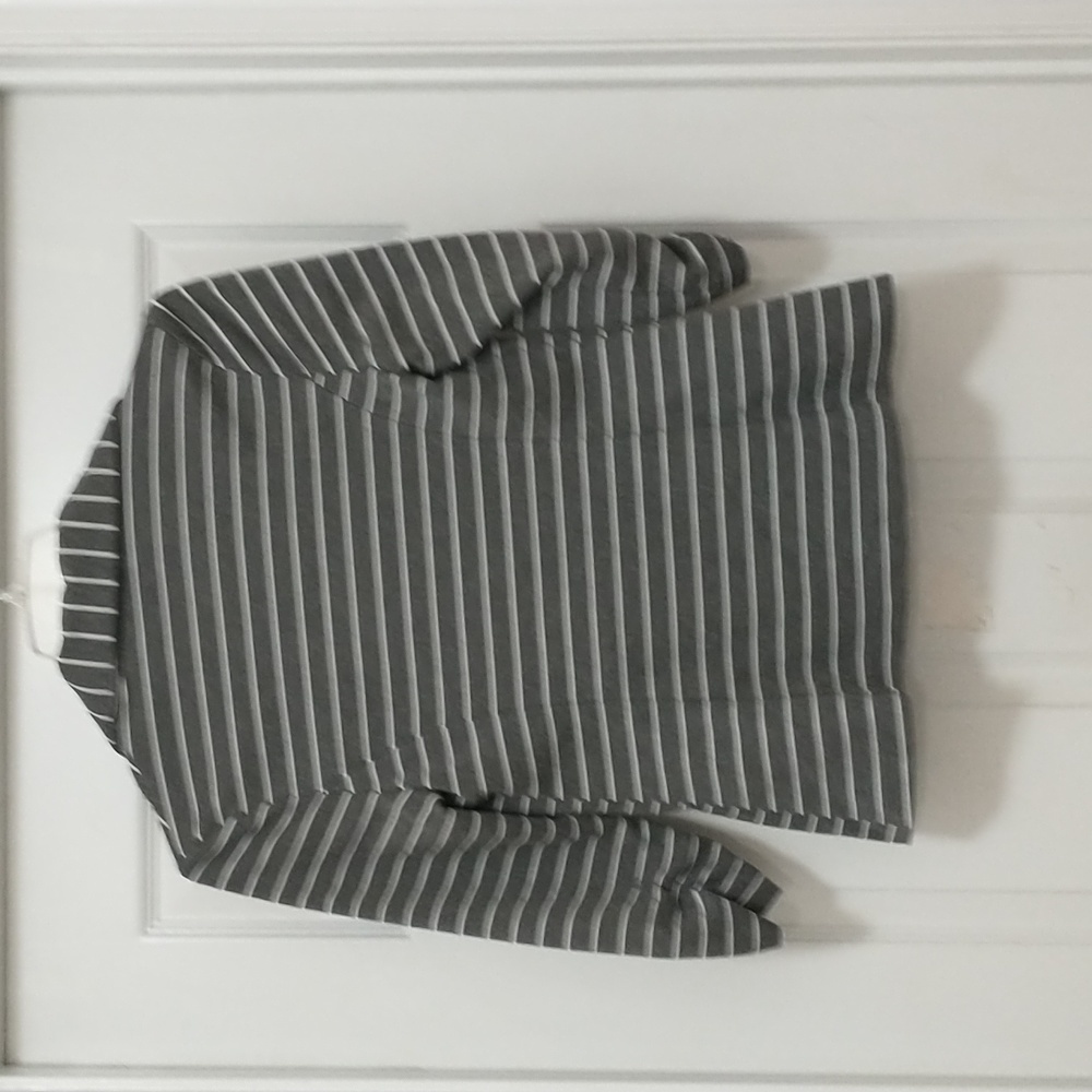 Soho Grey and White Stripped Jacket Size S - Picture 3 of 5